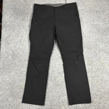 Eddie Bauer Tech Perfromance Pant Mens 40x32 Black Hiking Outdoors