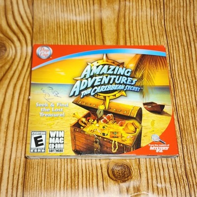 Amazing Adventures: The Caribbean Secret 2009 PC/MAC CD ROM Game Pop Cap