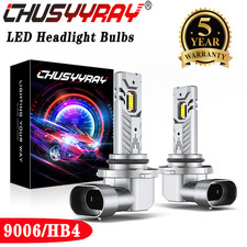 Led Headlight Bulbs Kit 9006hb4 6500k White Fit For Honda Accord 1988-2012