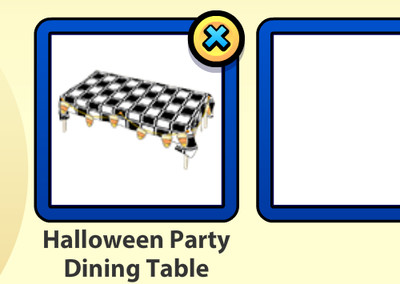 Webkinz Classic Holiday Item: Halloween Party Dining Table (Virtual ONLY)  READ]