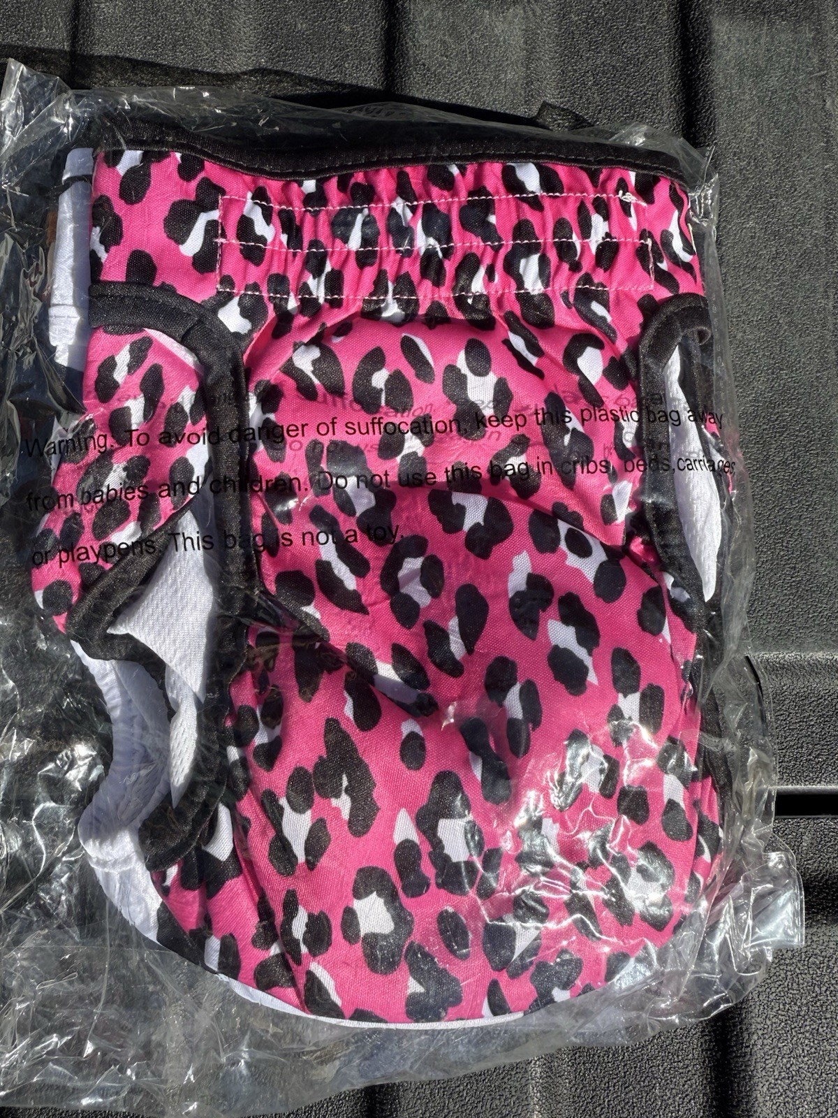 Wegreeco Washable Female Dog Diapers Large (3) Animal Prints New