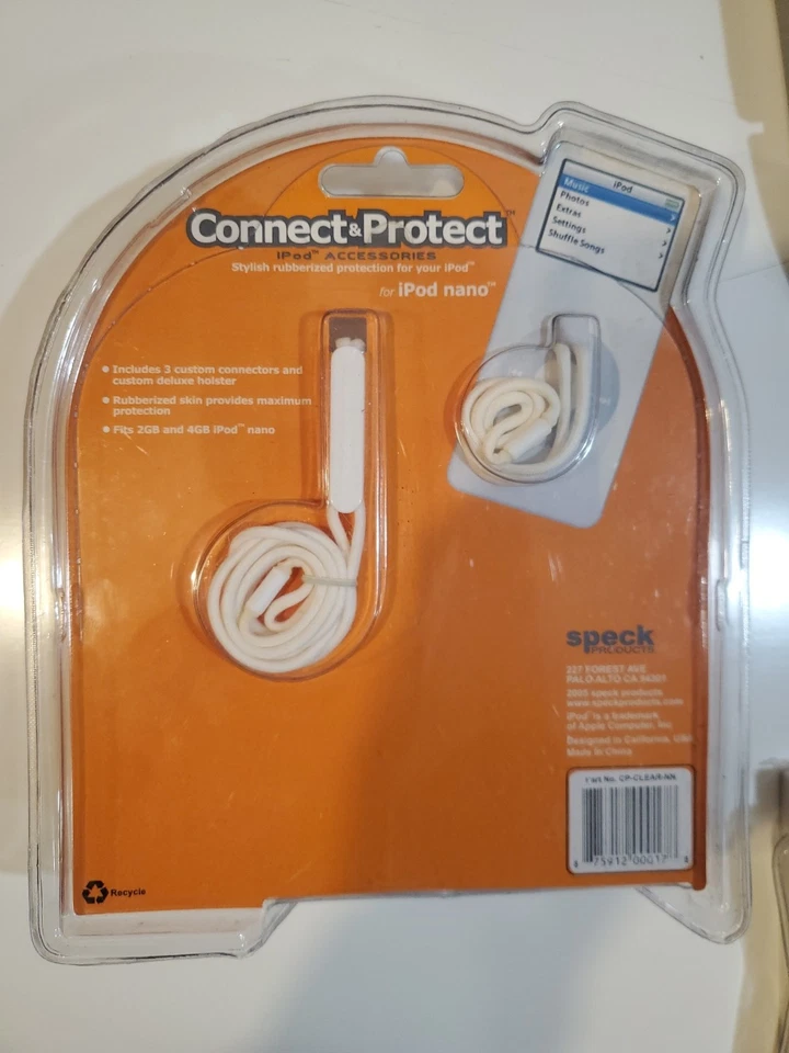 Speck Rubber Case for 1st Gen,2&4 GB iPod Nano,Screen Protector,belt Clip& Neck - Image 2 of 4