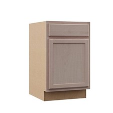 21 in. W x 24 in. D x 34.5 in. H Assembled Base Kitchen Cabinet in Unfinished wi