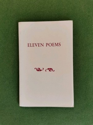 Sandy Dorbin. SIGNED. Eleven Poems. 1978. Battledore Press. Limited Edition.