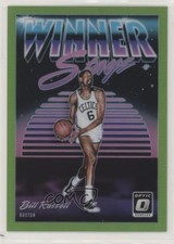 2018 Donruss Optic Winner Stays Lime Green Prizm 112/149 Bill Russell #8 HOF 7ka