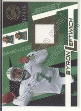 byron leftwich rookie rc draft GU jersey patch marshall herd college #/475 2003