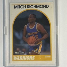 Mitch Richmond Golden State Warriors NBA Basketball Rookie Card #260 1989