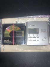 Sony MD Walkman MZ-R55 MiniDisc Recorder Silver READ DESCRIPTION        