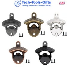 Wall Mounted Beer Bottle Opener - F**k It Let’s Drink Design Rustic Retro Style