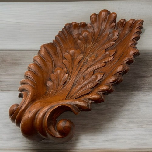 Vintage Acanthus Leaf Architectural Burwood Bowl, Catch-all, Decorative Accent - Picture 5 of 13