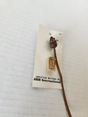 JHB International Button Mouse And Mouse Trap 2 Piece Novelty 