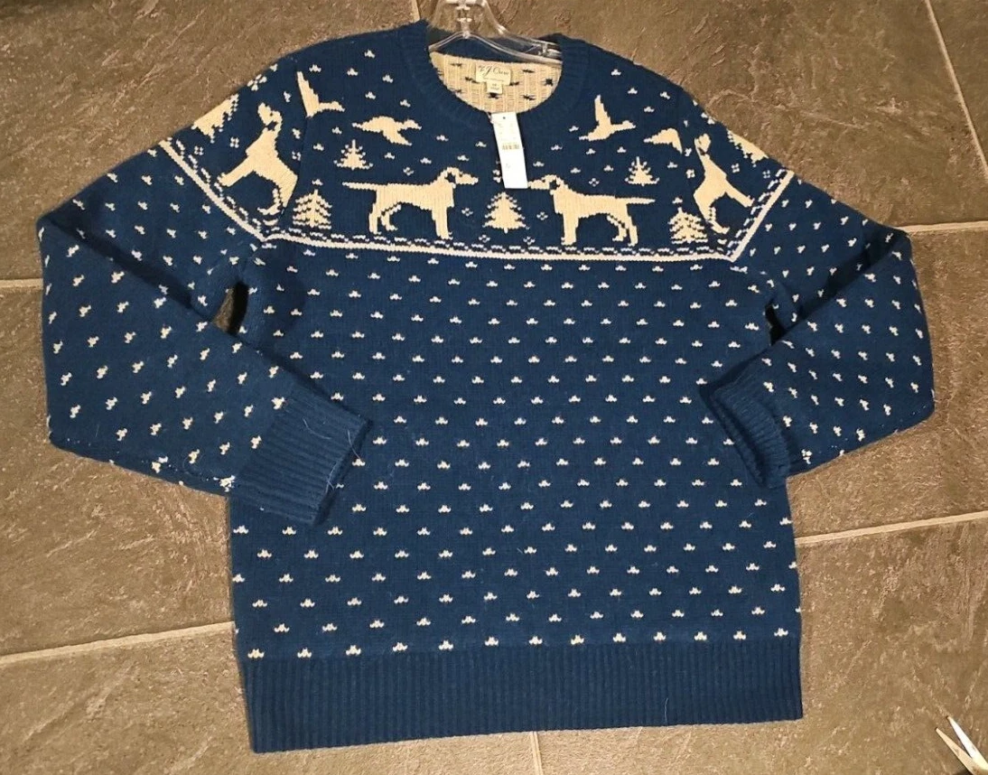 J crew dog sweater sale
