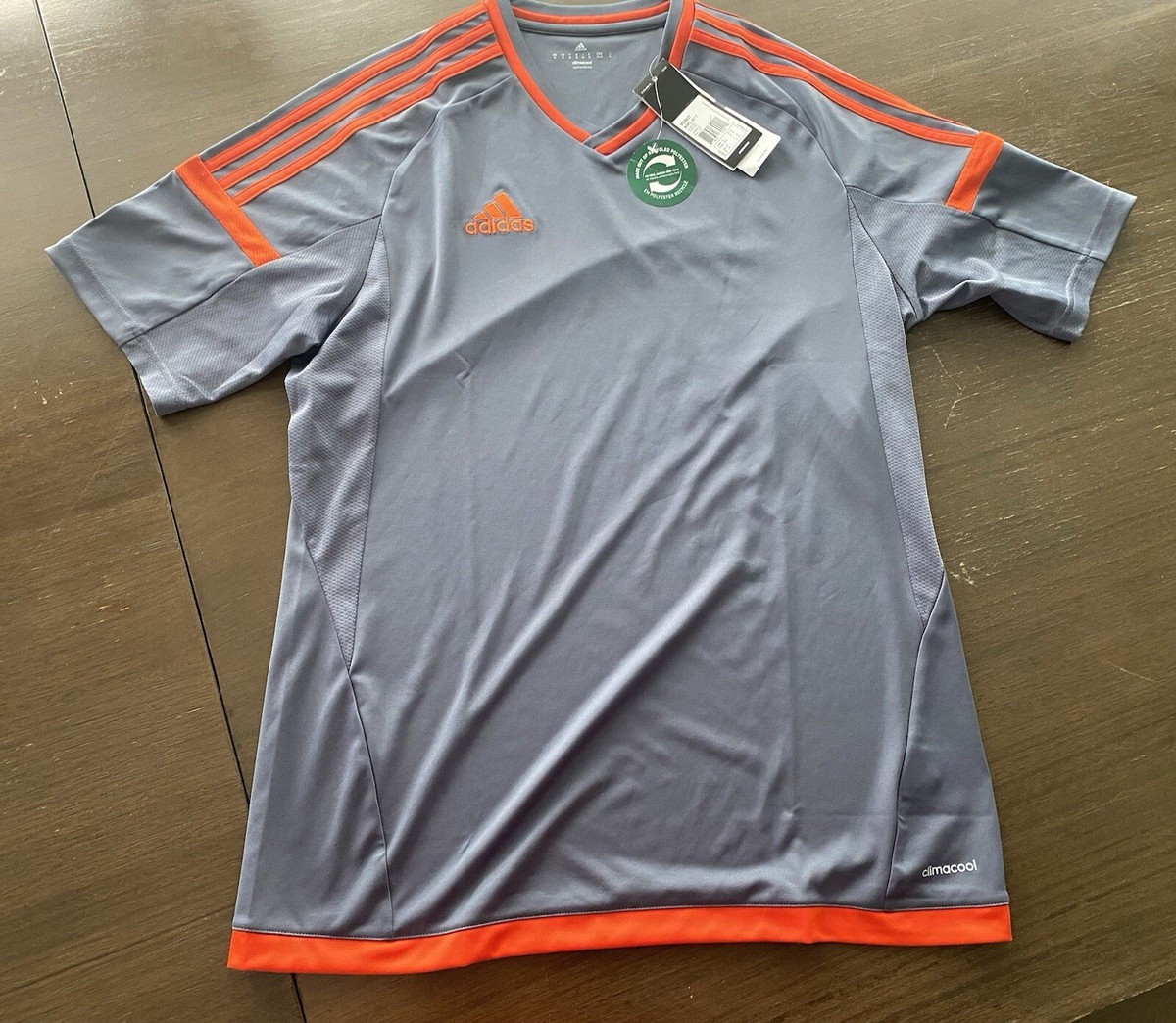 Adidas Men's Medium Orange Grey Jersey Moro M35637 New Trainer