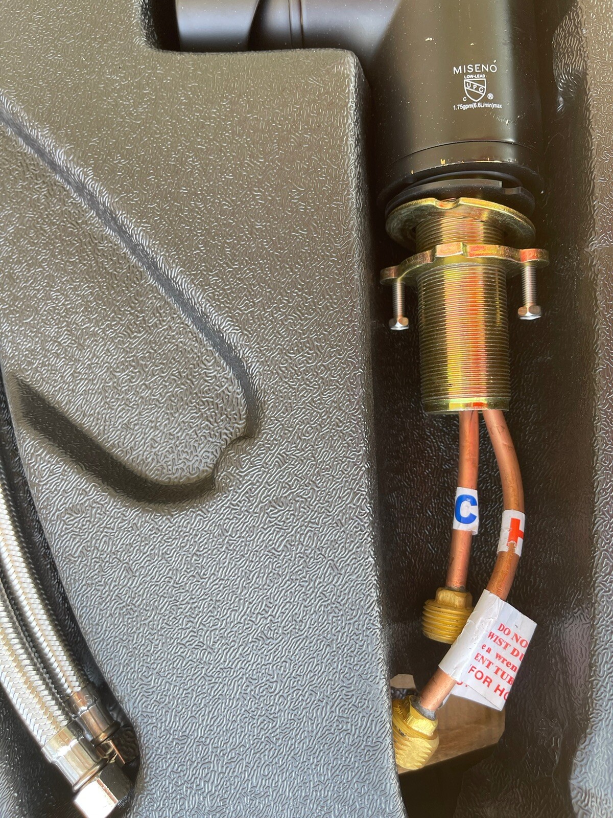 Miseno MK281A Professional Series Pre-Rinse Kitchen Faucet, Black