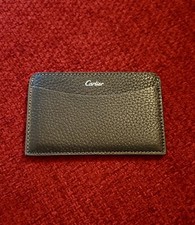 Cartier Black Leather Cardholder - New in Box | Exclusive Lux Advertising Gift
