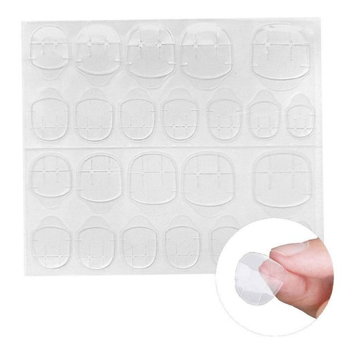 240PCS Clear Double-Sided Nail Glue Tape Sticker Adhesive Nail Tabs Press48 - Picture 3 of 12