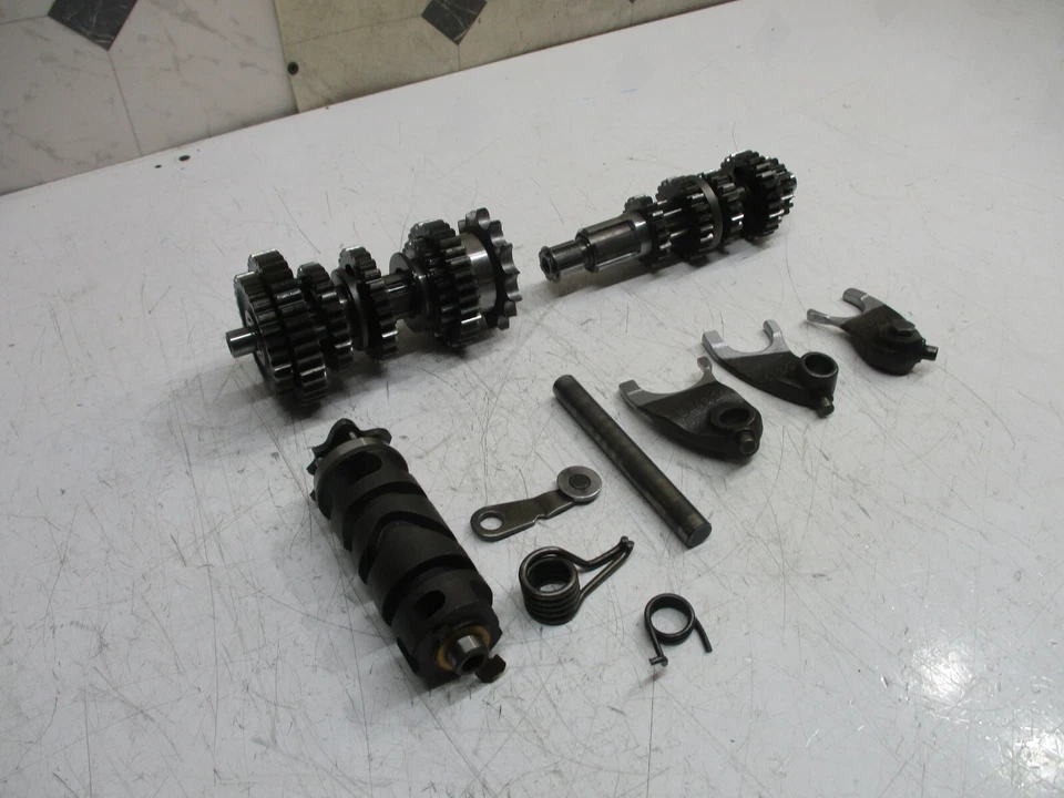 Honda xr100r xr 100 r 1991 91 transmisión engranajes horquilla tambor. Foto 3 de 4