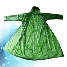 Coat Waterproof Outdoor Waterproof Rain Wear Adults Rain Poncho Green Poncho