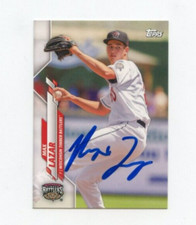MAX LAZAR SIGNED 2020 TOPPS PRO DEBUT BASEBALL CARD AUTO