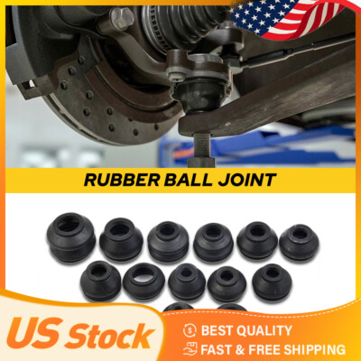 14x Ball Joints Boots Cover Dust Tie Rods Linkages Ends Replacement Rubber Kit