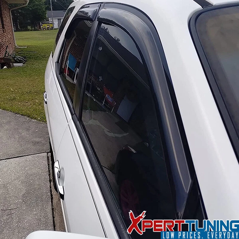 Fits 01-06 Acura MDX Window Visors Vent Rain Sun Windshields Guard Acrylic 4PCS - Image 2 of 4