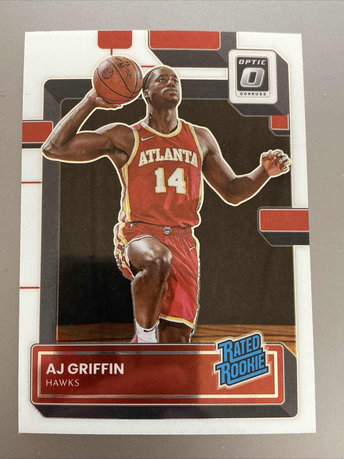2022-23 Donruss Optic Rated Rookies Base #204 AJ Griffin - Atlanta Hawks