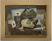 GEORGES BRAQUE FRENCH ANTIQUE MODERN CUBIST LITHOGRAPH OLD CUBISM ABSTRACT 1940s