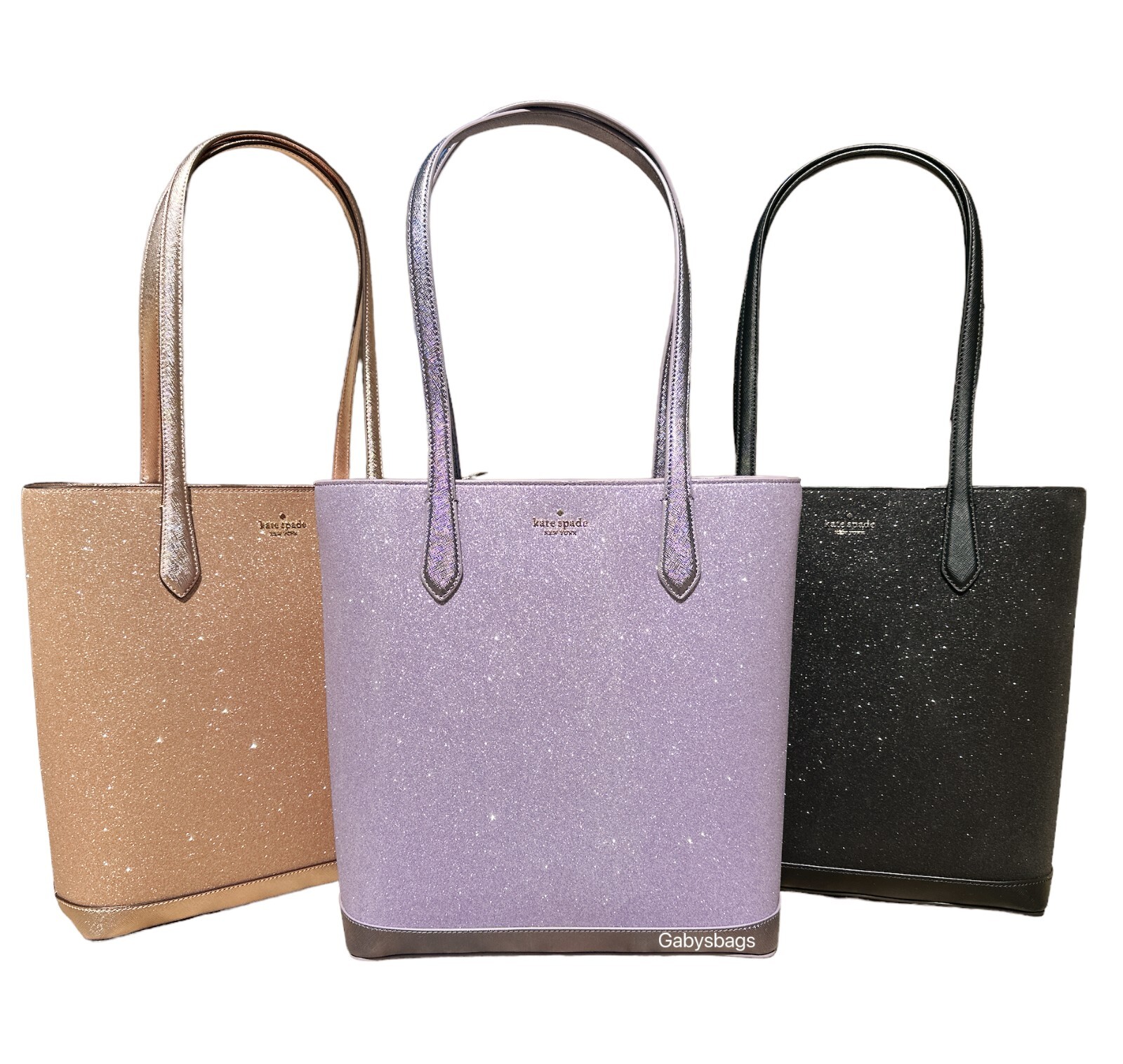 Kate Spade Shimmy Tinsel Glitter Penny Large Top Zip Tote Handbag eBay