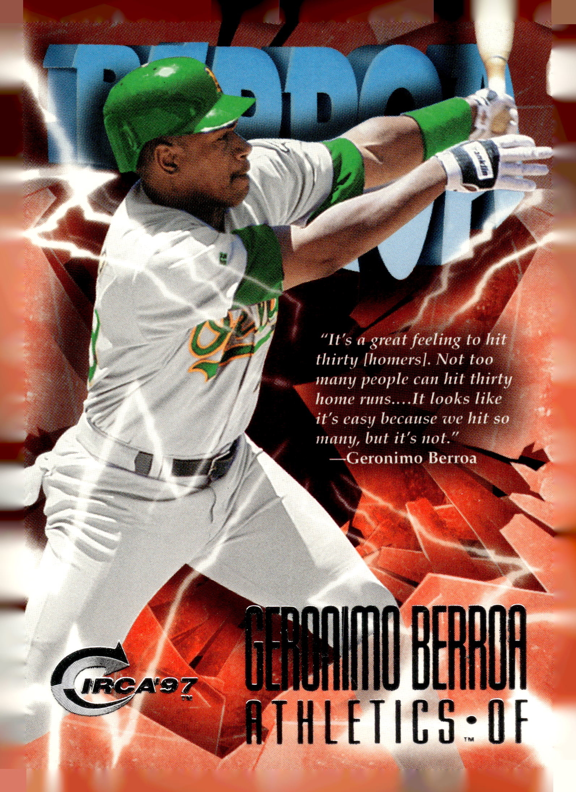 1997 Circa #178 Geronimo Berroa