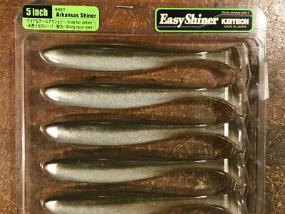 35 Leurres Souples Keitech Easy Shinner 3 Pouces – Lot De 4 Blisters – Multicolore