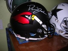 Arizona Cardinals David Johnson autographed custom helmet JSA authenticates.