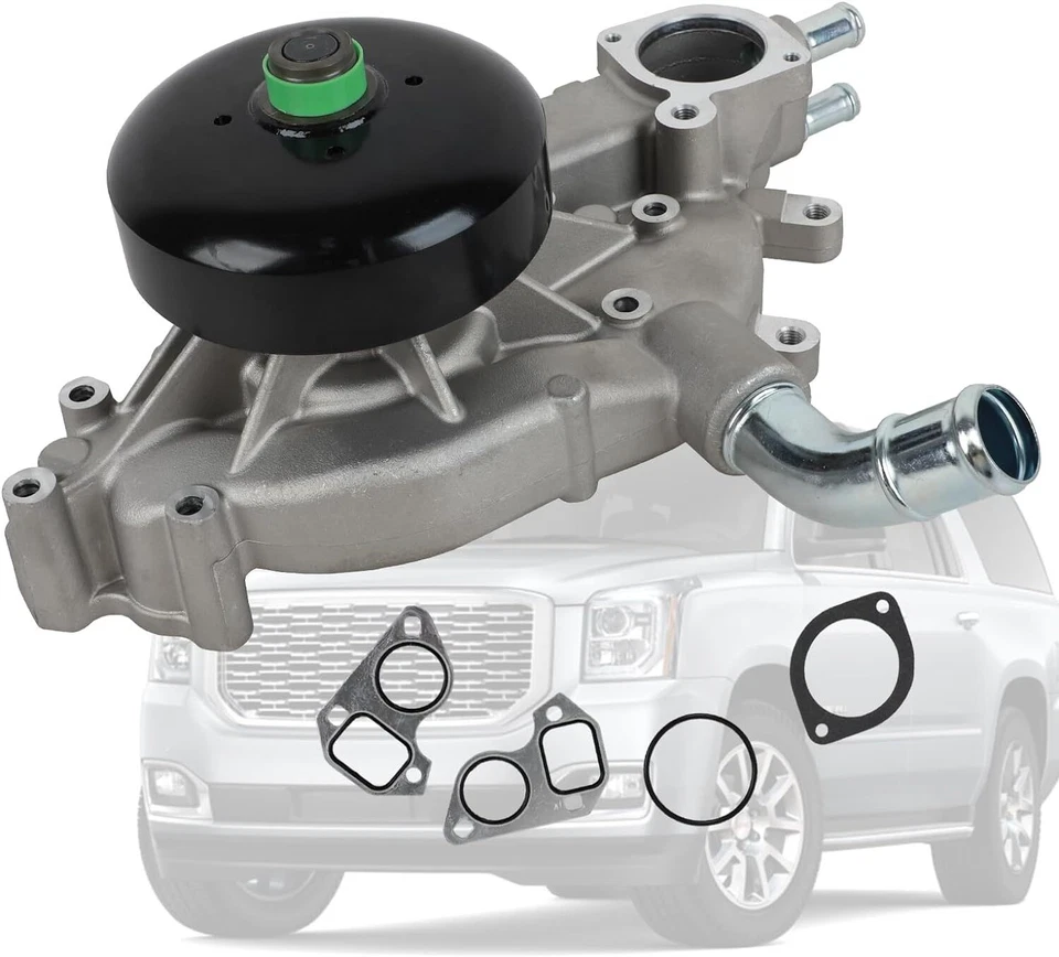 Bomba de agua para GMC Yukon Chevrolet Tahoe 4.8 5.3 6.0L Vortec con junta Foto 4 de 4