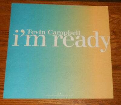 Tevin Campbell I'm Ready Poster Flat 1993 2-Sided Promo 12x12 RARE