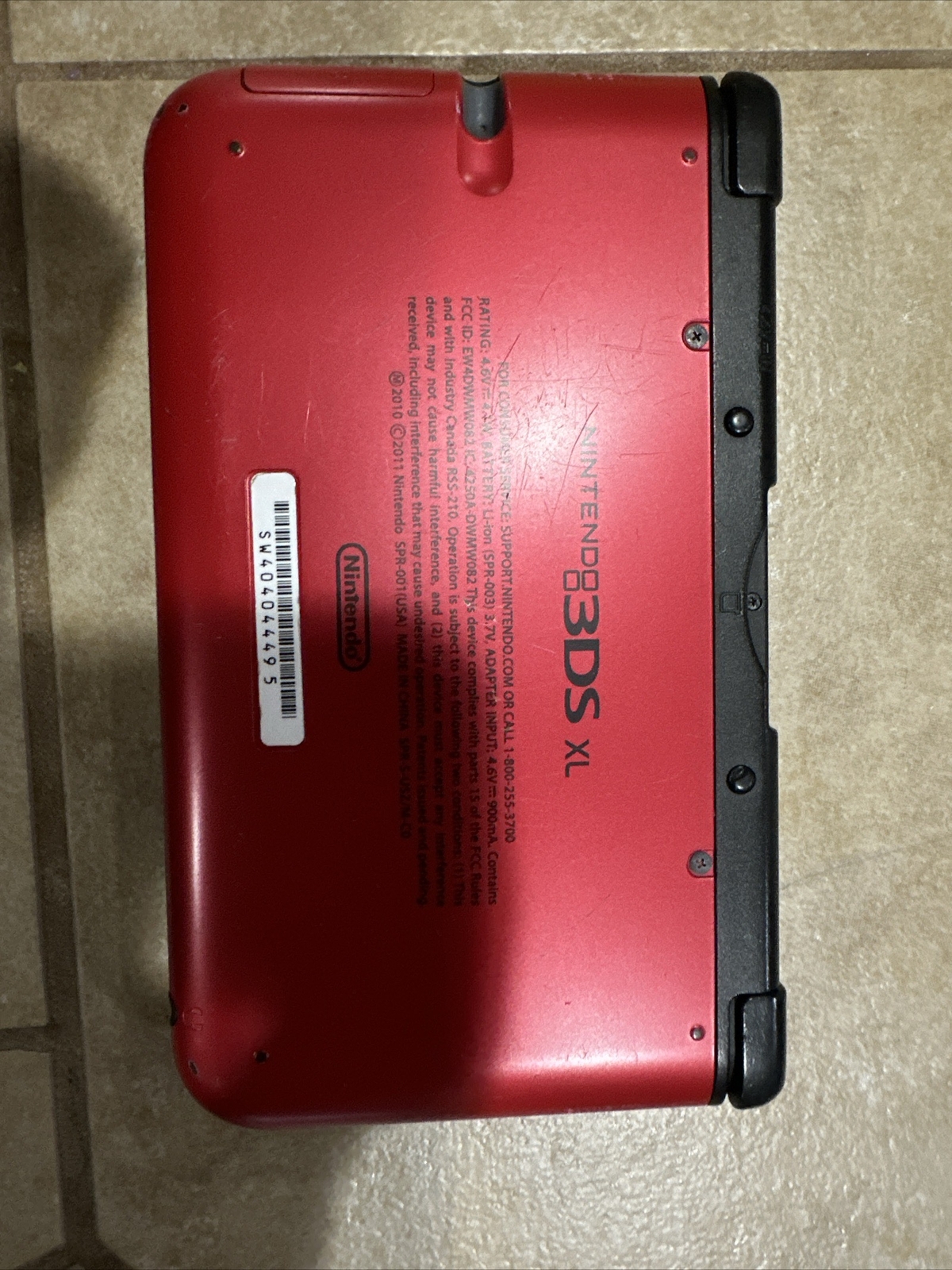 Nintendo 3ds xl Red / Black eBay