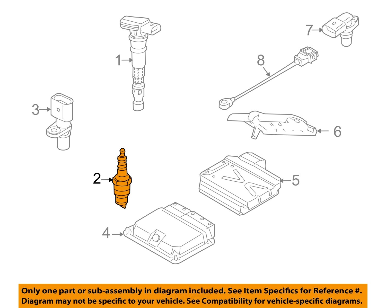 AUDI OEM 07-12 A6 Quattro Electrical Ignition System-Spark Plug 101905621B
