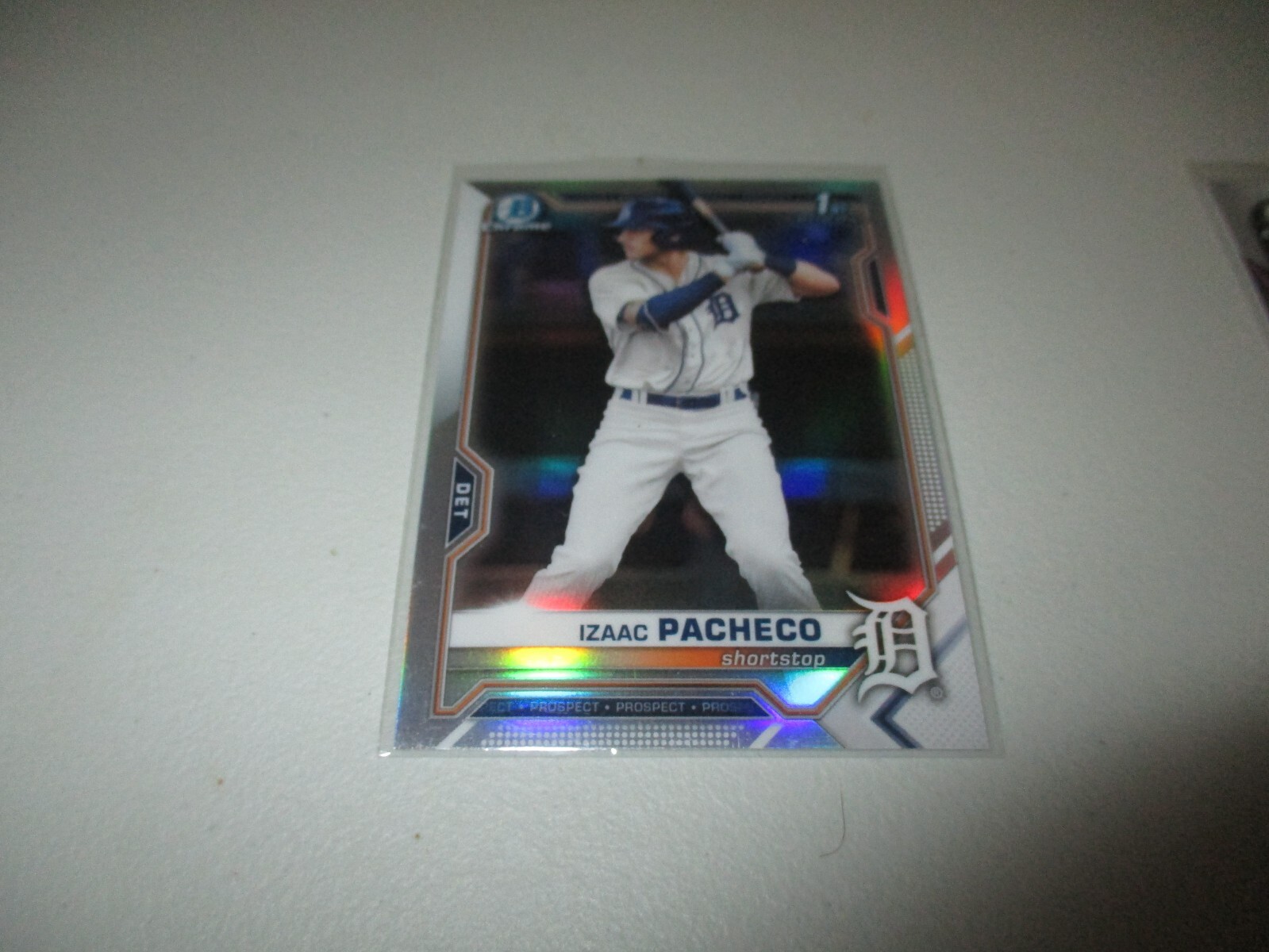 Izaac Pacheco 2021 1st Bowman Draft Chrome Refractor #BDC-46