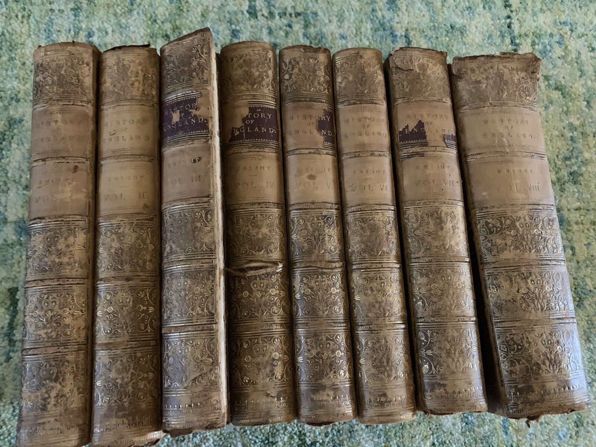 1st Ed Popular History Of England Vol 1-8 1856-1862 Knight | eBay