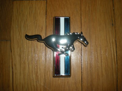 New 1965 1966 Ford Mustang Front Fender Emblem RH Reproduction | eBay