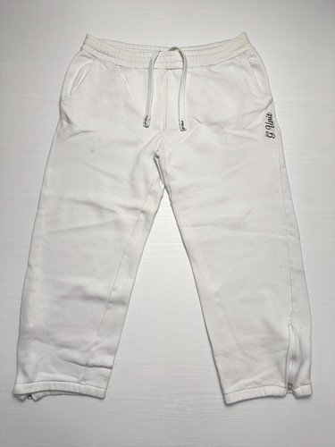 G Unit 50Cent Hose Anzug Vintage Mann Ausgebeult Hose Streetwear Weiß Größe L - Bild 2 von 17