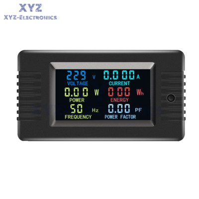 PZEM-020 Color Screen Tester Voltage AC Digital Current Power Capacity Meter 10A