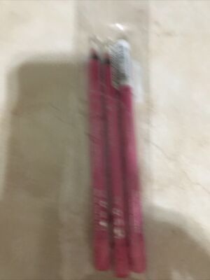 Lot Of 3 Rimmel Scandaleyes Kajal WATERPROOF Brow & Eyeliner 004 FIERCE FUCHSIA