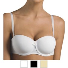 Reggiseno Balconcino Fascia Imbottito Ferretto Spalline Removibili Staccabili