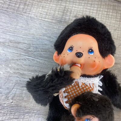 Vtg Mochici Sucking Thumb Holding Baby Plastic Face | eBay