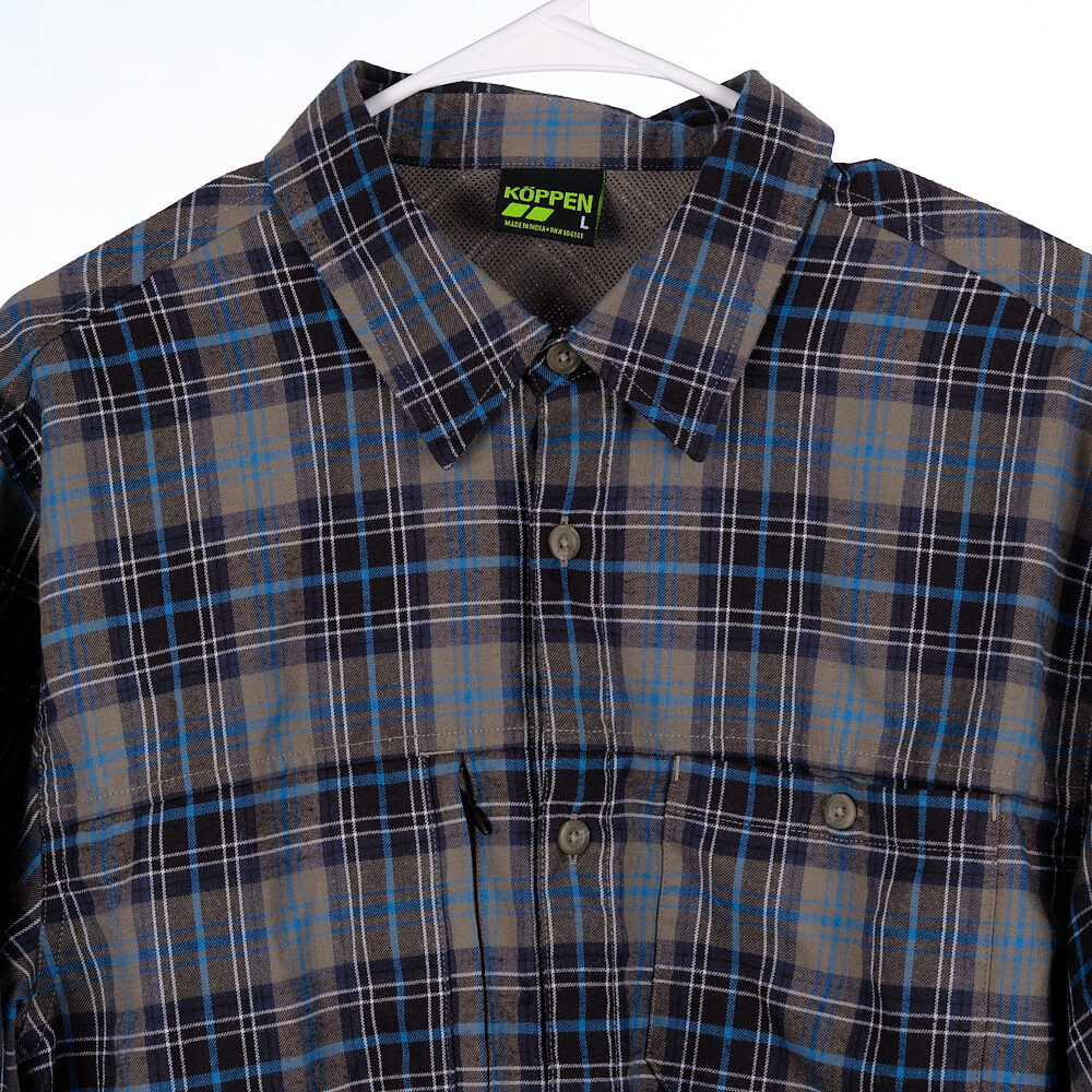 Koppen Men's Plaid Button Down Large - image 2