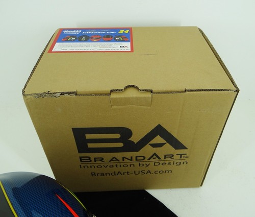 NUOVO casco Jeff Gordon autografato BrandArt NASCAR 24EVER Axalta full size con certificato di autenticità - Foto 12 di 12