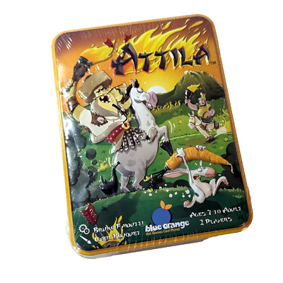 Attila Board Game by Blue Orange, Travel Size, Sealed, 15 Minute, Ages 7-Adult