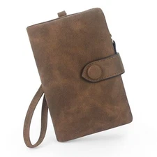 RFID Blocking Wallets for Women Large Capacity Soft Leather Womens Small Wall...