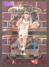 NANCY LIEBERMAN 2024 Panini Select WNBA #96 Purple Ice Prizm SP /149 Mercury