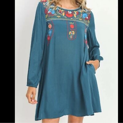 Embroidered dress by Jodifl Sz S | eBay