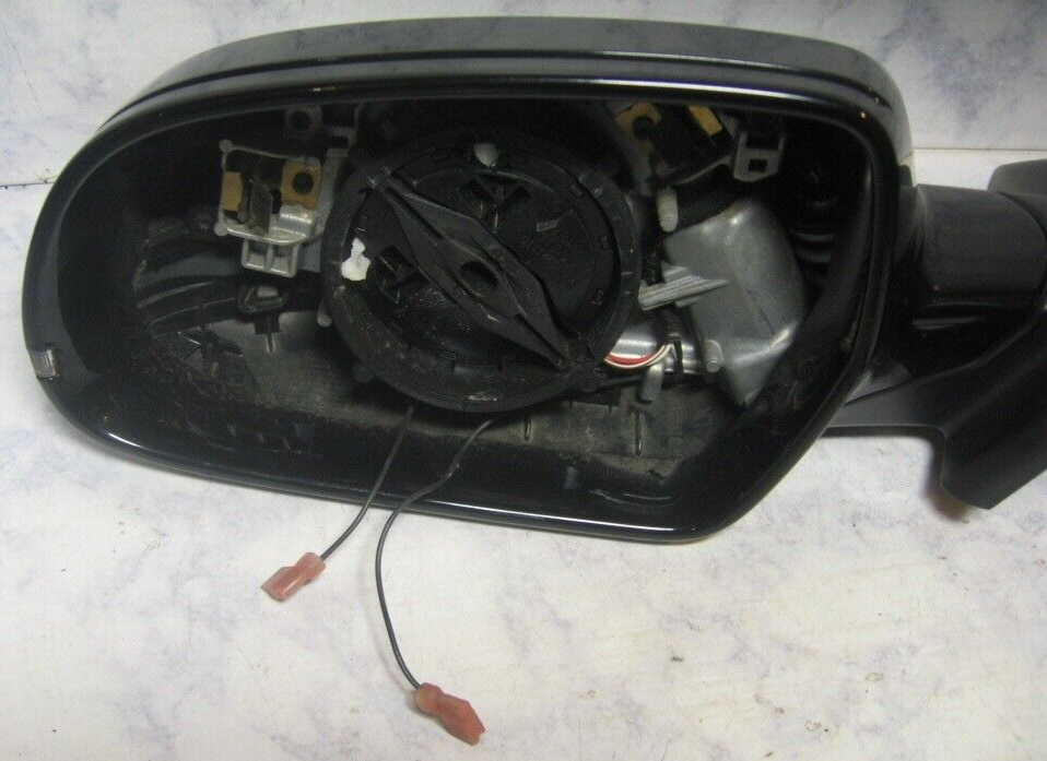 2010-2014 Audi A5 Left Power Heated Side Mirror OEM Black 6-Wire